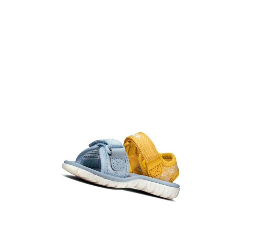 Zapatos Casuales Clarks Surfing Sea Niña Amarillo | DYIA-35067