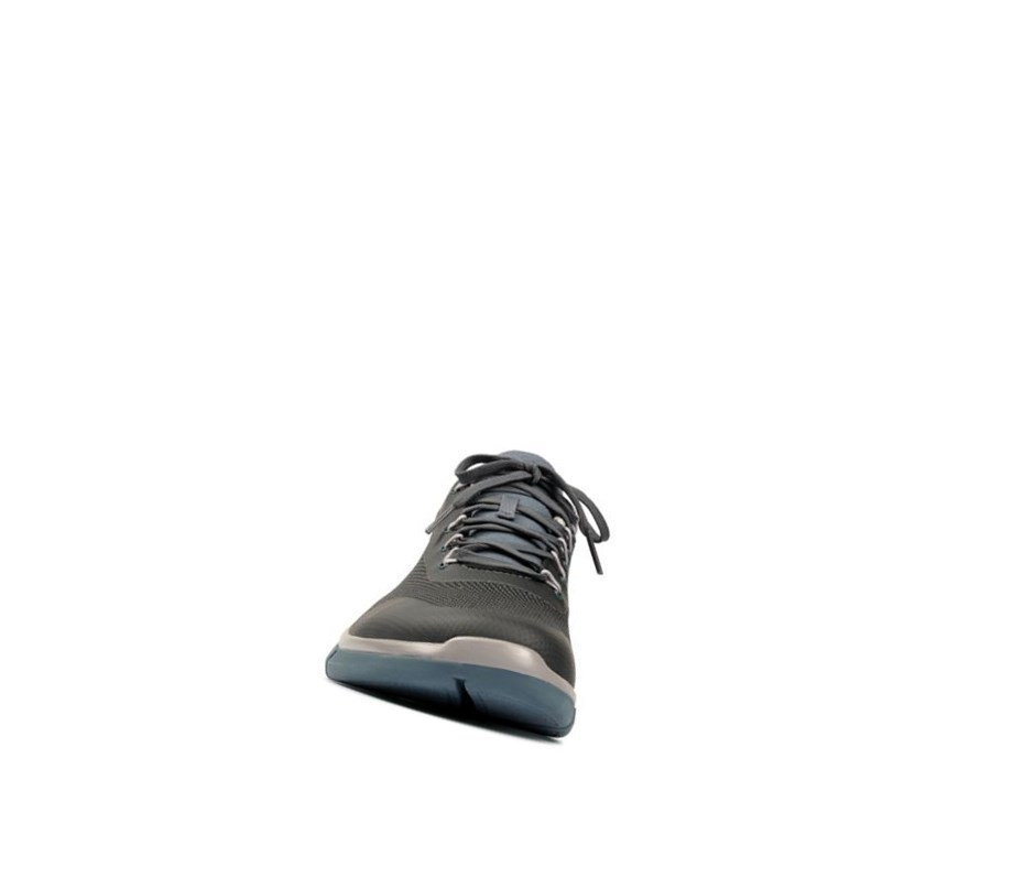 Zapatos Casuales Clarks Triken Jump Textil Hombre Azules | QNOH-46390