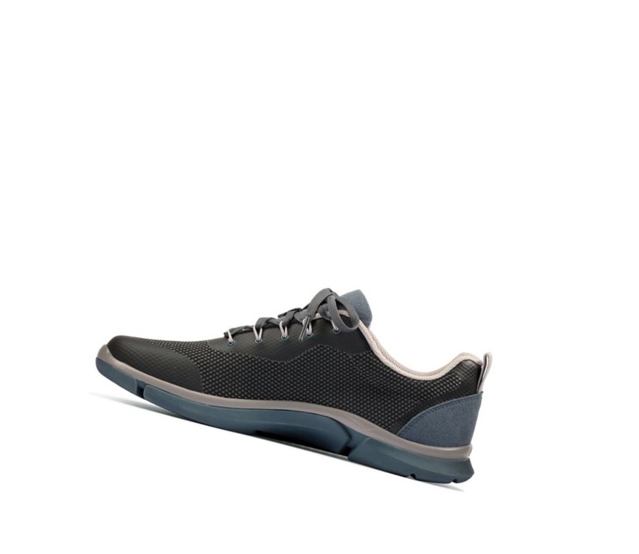 Zapatos Casuales Clarks Triken Jump Textil Hombre Azules | QNOH-46390