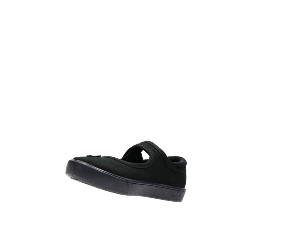 Zapatos Escolares Clarks Hopper Go Niña Negras | XREN-60192