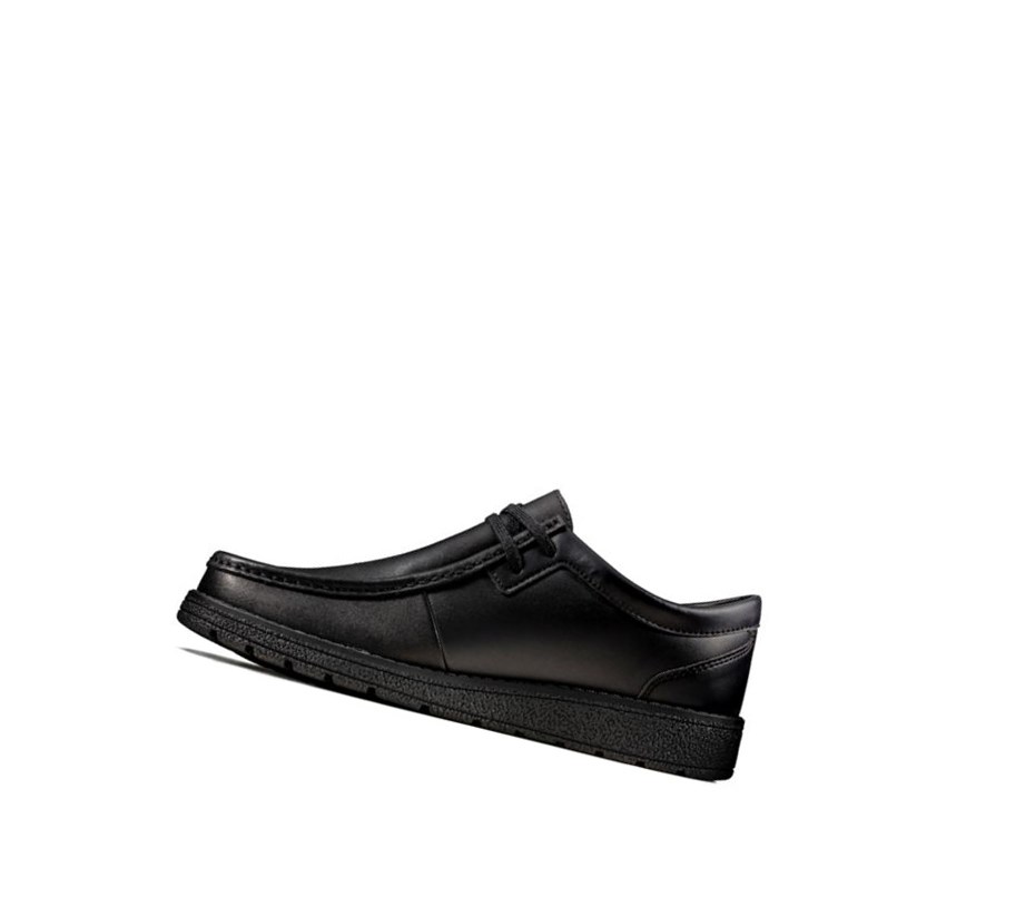 Zapatos Escolares Clarks Mendip Craft Cuero Niña Negras | NBEV-29150