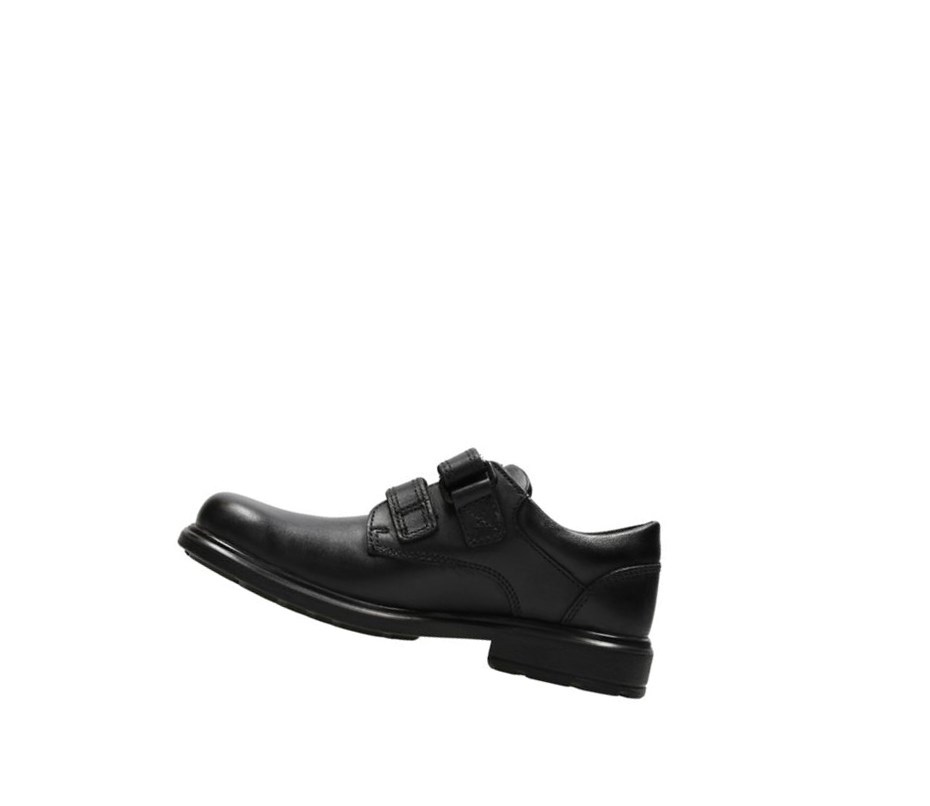 Zapatos Escolares Clarks Remi Pace Cuero Niño Negras | BAMF-40197