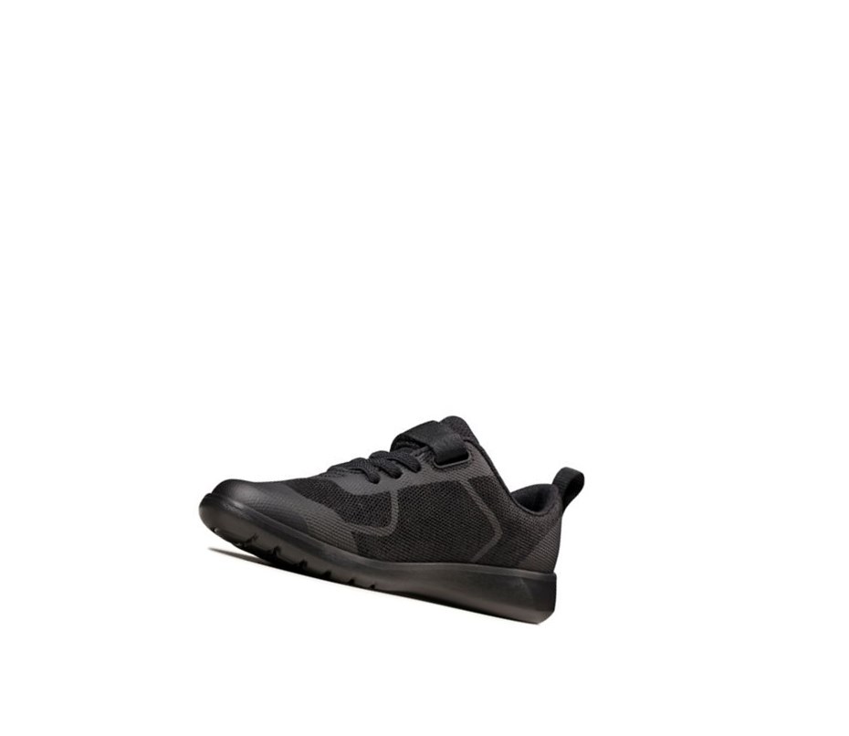 Zapatos Escolares Clarks Scape Bright Niña Negras | ZTUM-34602