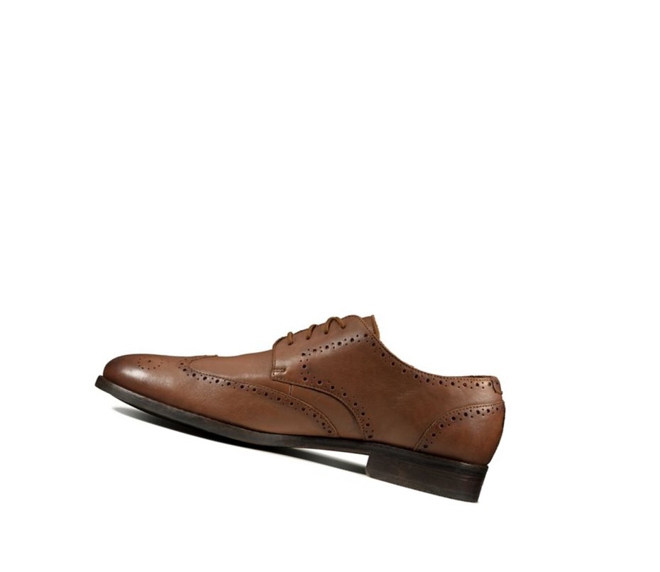 Zapatos Piel Clarks Flow Limit Cuero Hombre Marrones Oscuro | AWHX-47916