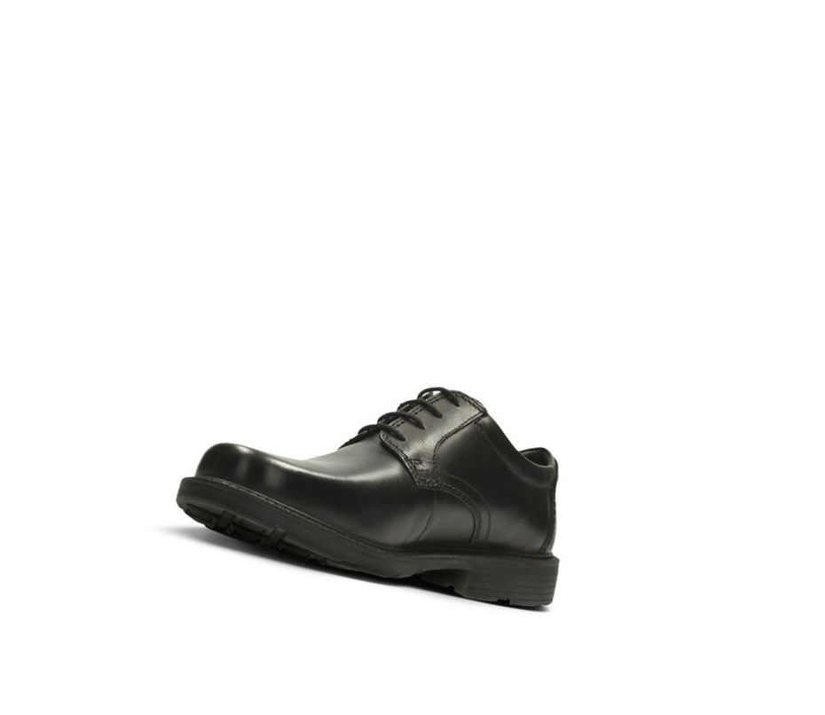 Zapatos Piel Clarks Lair Cuero Hombre Negras | FRVM-61084