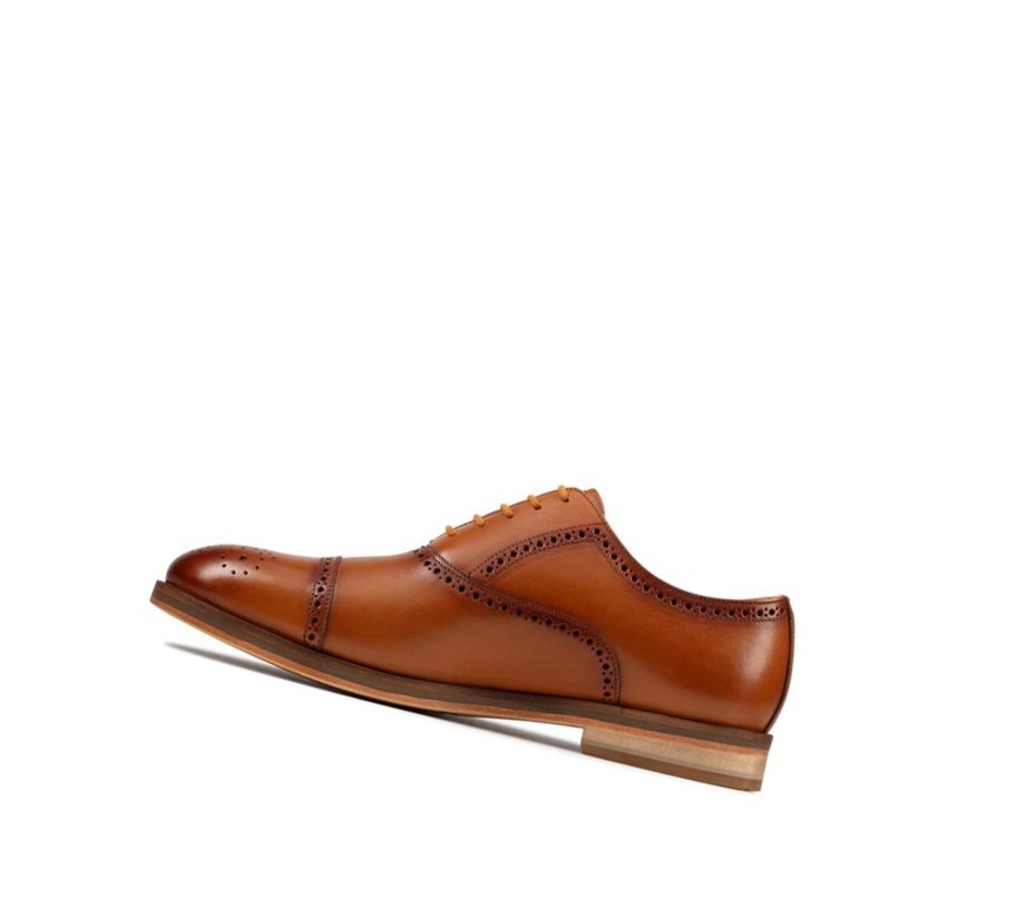 Zapatos Piel Clarks Oliver Limit Cuero Hombre Marrones | WVRK-45960