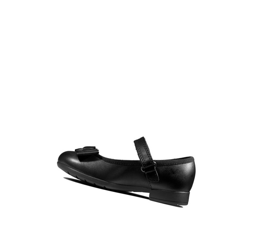 Zapatos Piel Clarks Scala Tap Cuero Niña Negras | GNJW-74269