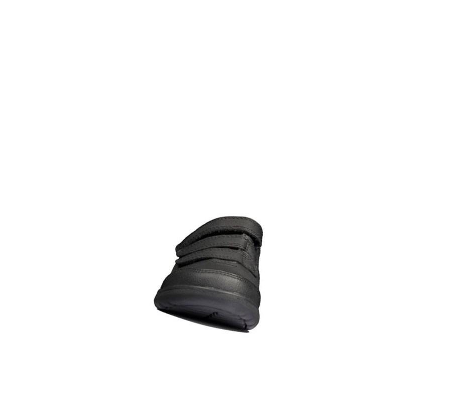 Zapatos Piel Clarks Scape Sky Cuero Niño Negras | NMOC-49801