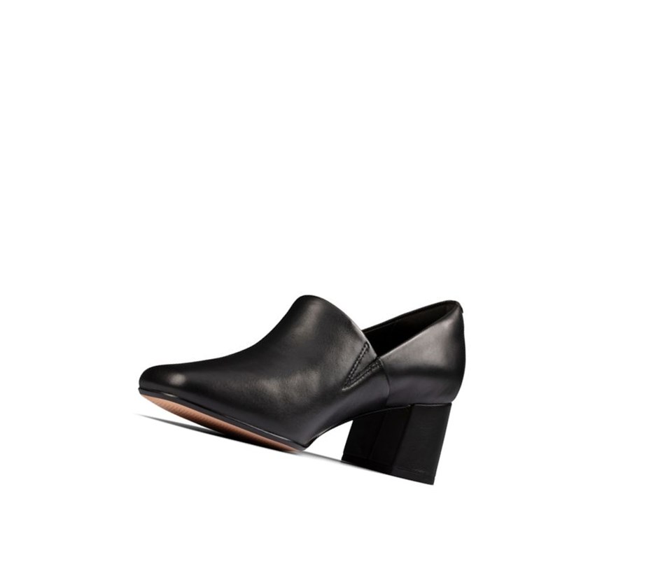 Zapatos Piel Clarks Sheer Lily 2 Cuero Mujer Negras | XUCI-05894