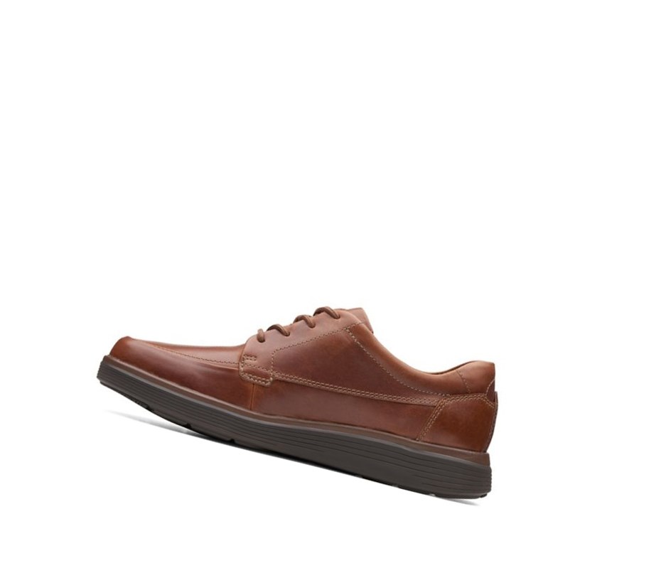 Zapatos Piel Clarks Un Abode Ease Cuero Hombre Marrones Oscuro | HVGN-63184