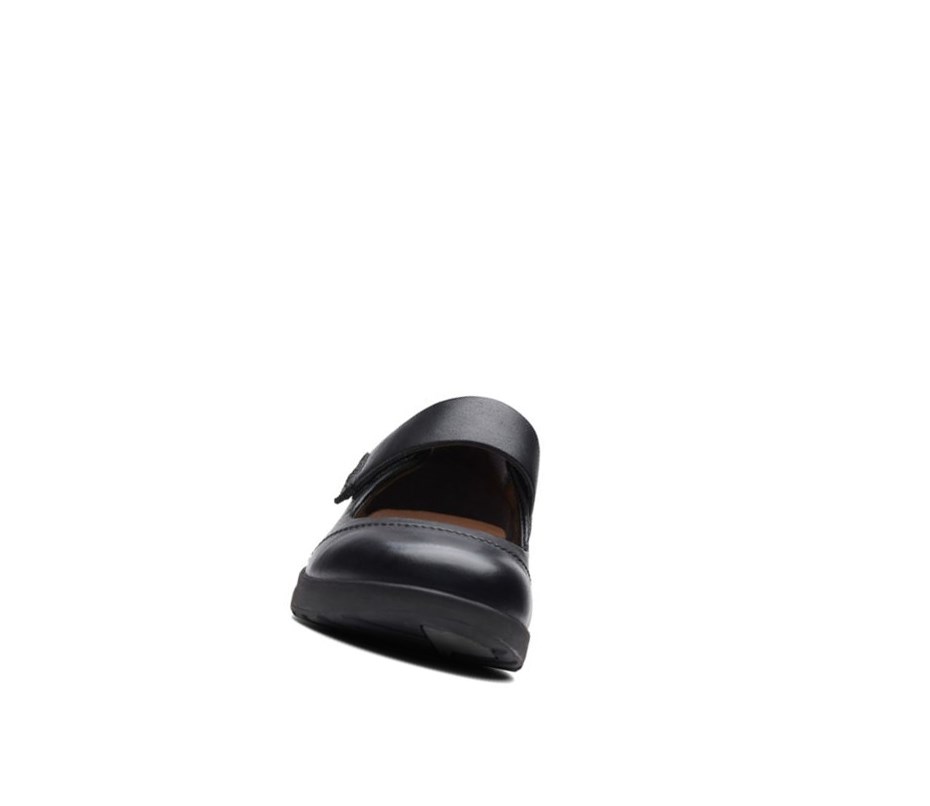 Zapatos Piel Clarks Un Adorn Correa Cuero Mujer Negras | JQTD-59412