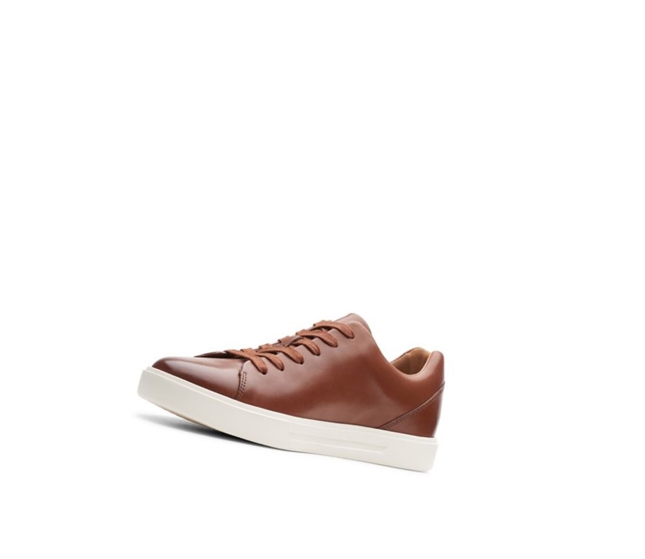 Zapatos Piel Clarks Un Costa Encaje Cuero Hombre Marrones | FDVG-59036