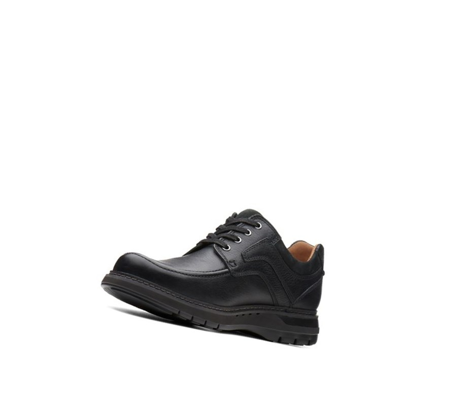 Zapatos Piel Clarks Un Ramble Encaje Cuero Anchos Fit Hombre Negras | WRXD-30789