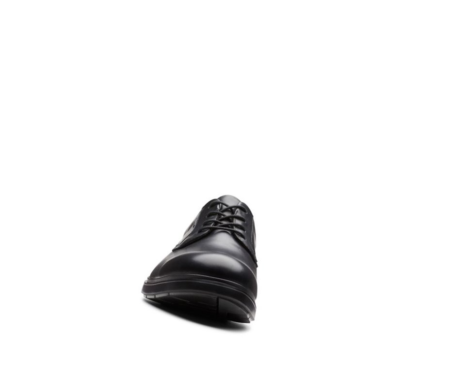 Zapatos Piel Clarks Un Tailor Go Gore-tex Cuero Hombre Negras | MNQL-04238