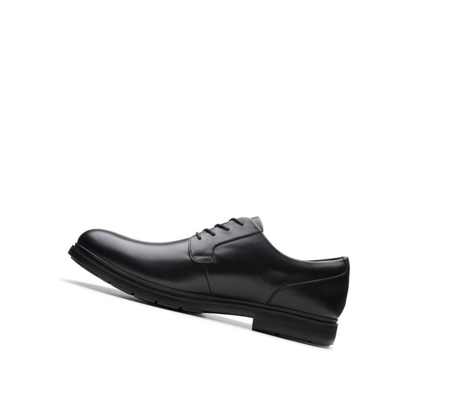 Zapatos Piel Clarks Un Tailor Go Gore-tex Cuero Hombre Negras | MNQL-04238