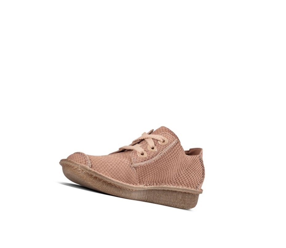 Zapatos Planos Clarks Funny Dream Nubuck Mujer Rosas | MWIQ-62718