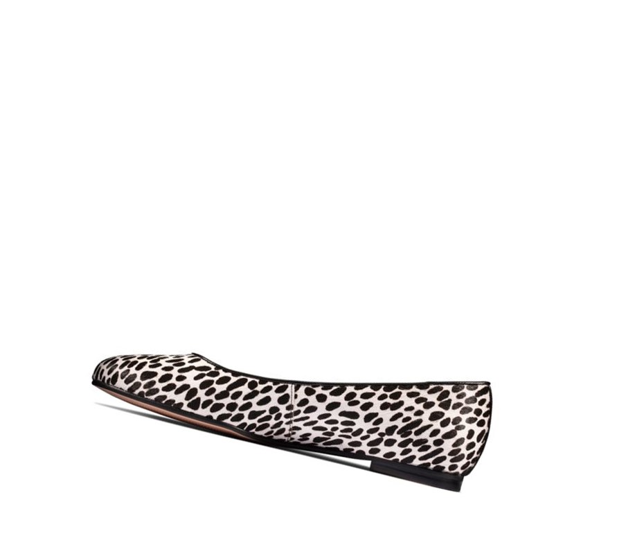 Zapatos Planos Clarks Grace Piper Print Cuero Mujer Leopardo | YBLX-03584