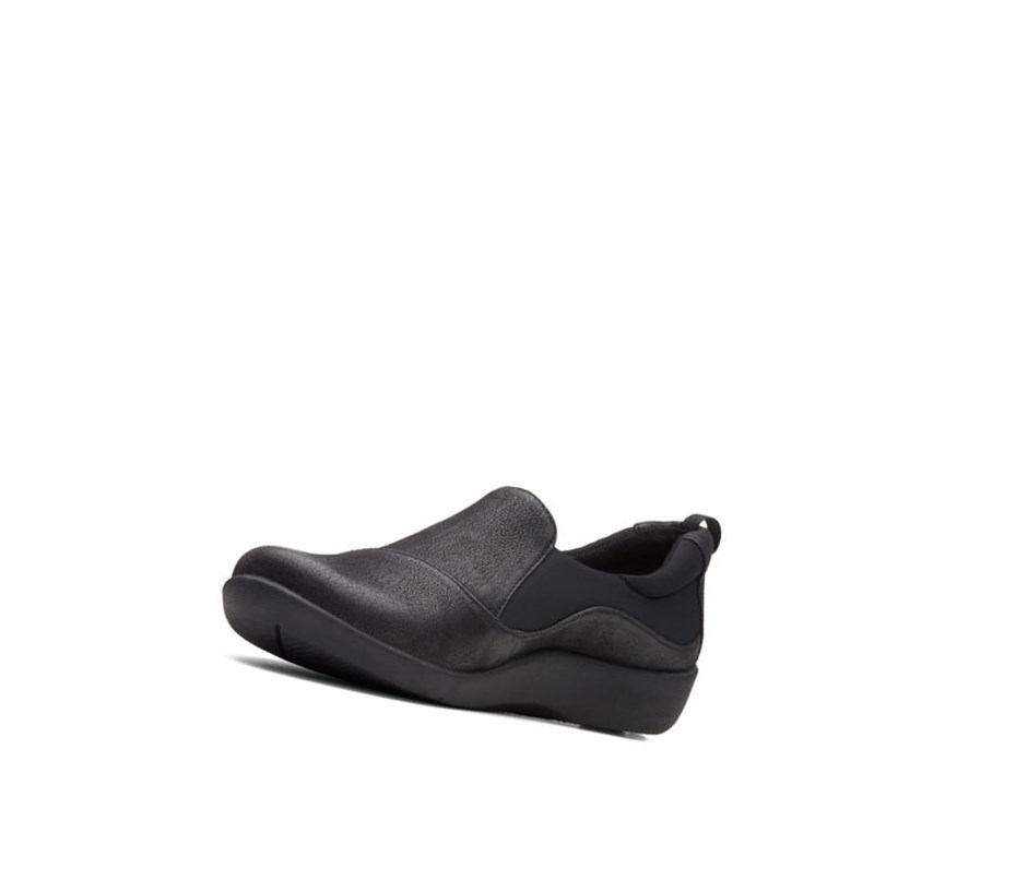 Zapatos Planos Clarks Sillian Paz Mujer Negras | ULHS-65179