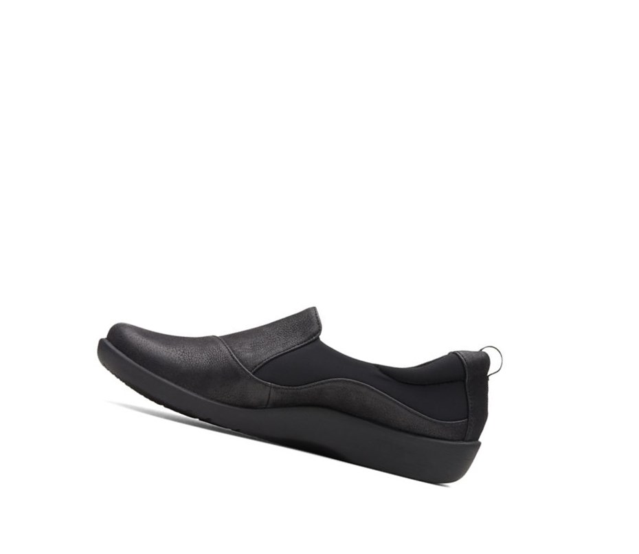 Zapatos Planos Clarks Sillian Paz Mujer Negras | ULHS-65179