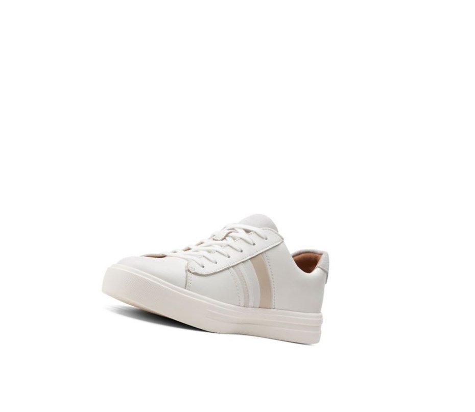 Zapatos Planos Clarks Un Maui Band Gamuza Mujer Blancas | RCHL-72950