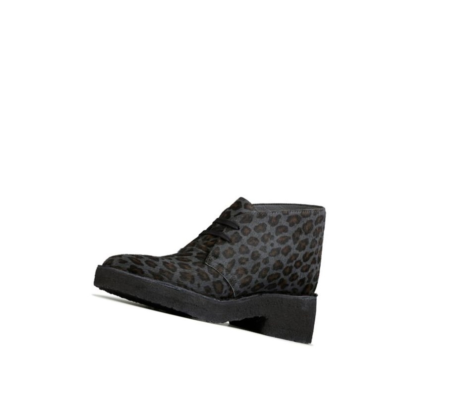 Zapatos con Cordones Clarks Arisa Print Desert Mujer Leopardo | YBLA-72301