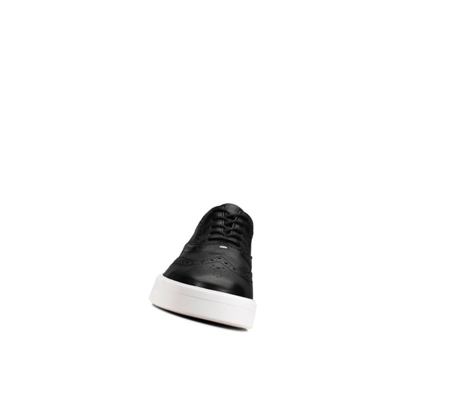 Zapatos con Cordones Clarks Hero Cuero Mujer Negras | UGIN-90632