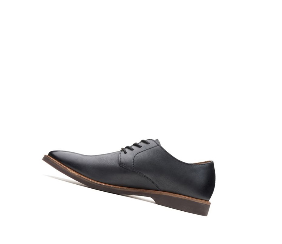 Zapatos de Vestir Clarks Atticus Encaje Cuero Hombre Negras | MFDA-91803