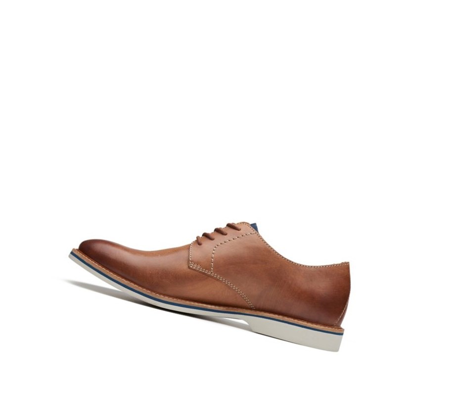 Zapatos de Vestir Clarks Atticus Encaje Cuero Hombre Marrones | UELW-76935