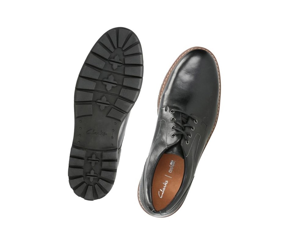 Zapatos de Vestir Clarks Batcombe Hall Cuero Hombre Negras | CBRT-96423