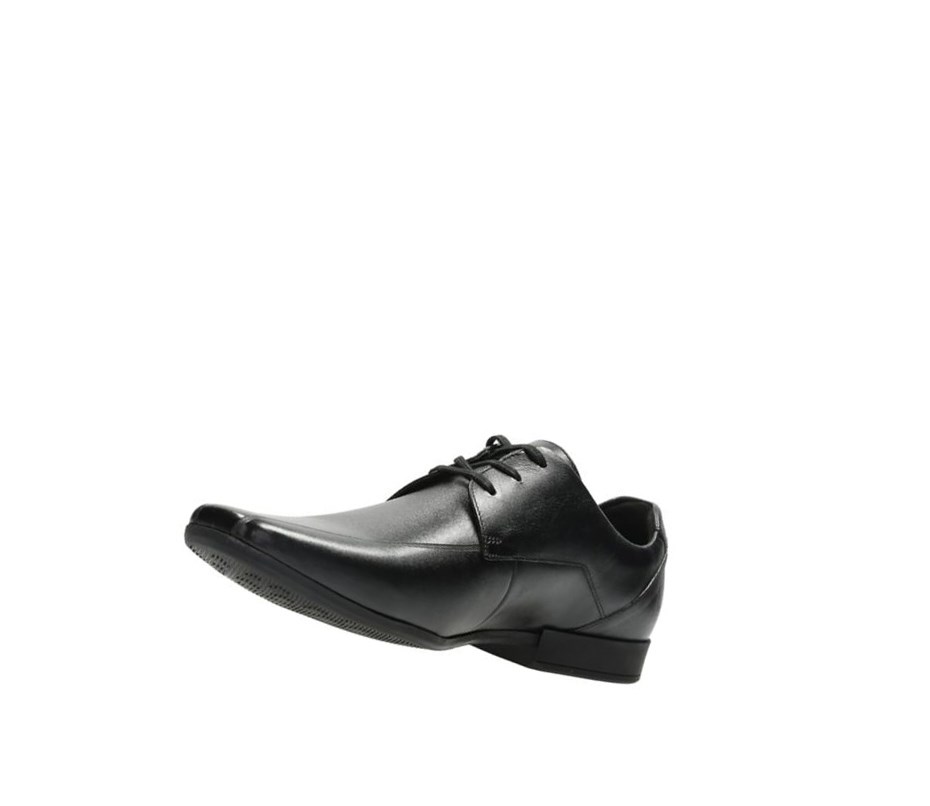 Zapatos de Vestir Clarks Glement Over Cuero Hombre Negras | PVTZ-86154